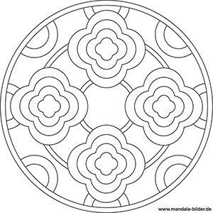 Mandala Blumen Muster