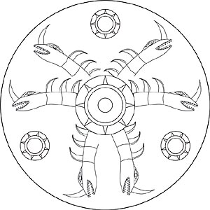 Mandala Drachen